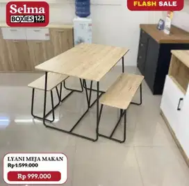 Meja makan set lyani