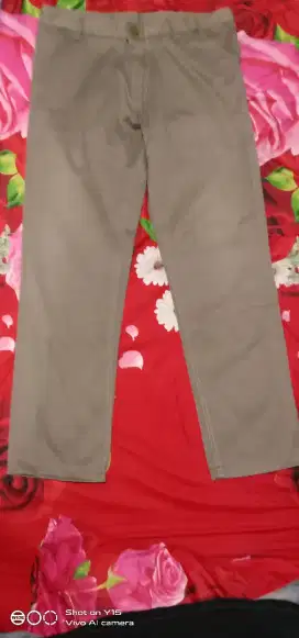 Celana panjang semi jins untuk cowok milenia  XL 34