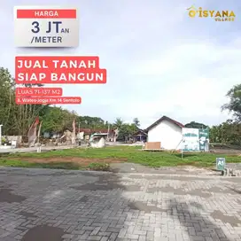 Tanah Murah Jogja Barat 400 Meter ke SMPN 2 Sentolo Cocok Untuk Rumah