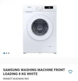 SAMSUNG FRONT LOADING 8 KG