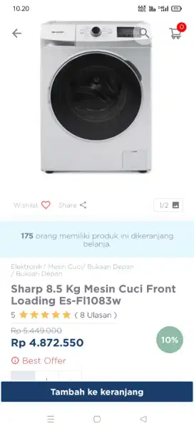 Promo cicilan mesin cuci