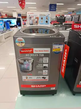 M cuci Sharp 10 kg promo spesial hanya di elektronik city MBK LT2