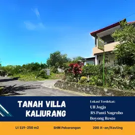 Tanah Kaliurang Jogja, Peruntukan Villa