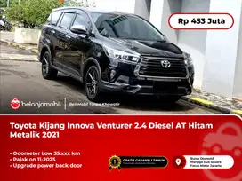 [LOW KM] Toyota Kijang Innova Venturer 2.4 Diesel AT Hitam 2021/2022