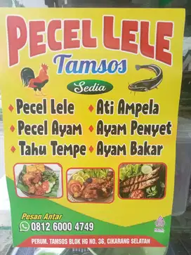 Dibutuhkan untuk warung pecel lele