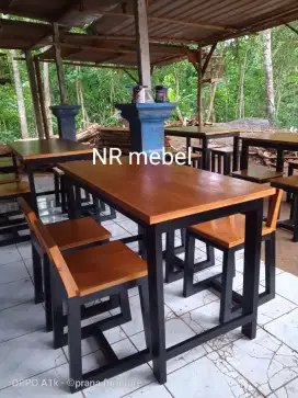 Meja kursi cafe resto dan warung makan