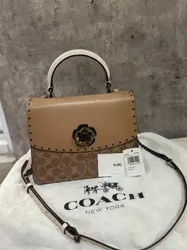 Preloved Tas Coach parker top handle