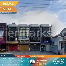 Ruko SHM raya kapas krampung dekat bank UOB dan BCA lebar 4.5x23 meter