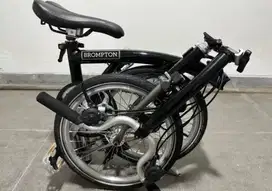 Brompton m6lx black titanium