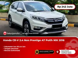 [ LOW KM ] Honda CRV CR-V CR V 2.4 Non Prestige AT Putih 2016/2017