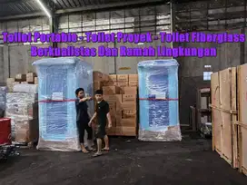 Toilet Umum, Toilet Fiberglass, Toilet  Portable, Anti Penuh dan Siap