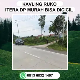 KAVLING RUKO ITERA DEKAT KAMPUS DAN DUA JALUR DP MURAH BISA DICICIL