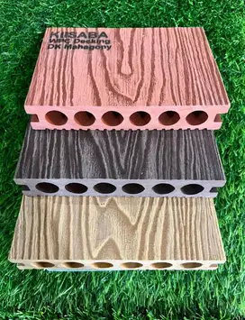 WPC Decking Outdoor Kisaba | Lantai Outdoor Motif Corak Kayu (DK)