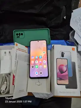 Xiaomi redminote 10s ram 6/128 lengkap