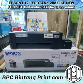 EPSON L121 ECOTANK FULLSET LIKE NEW MURAHIN AJA