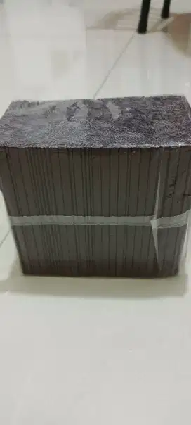 Sedotan pipet kopi pipih 12cm warna coklat isi 1000 pcs
