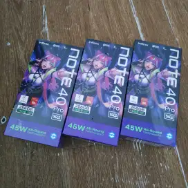 Promo INFINIX NOTE 40 PRO 5G 8/256 GB Garansi Resmi
