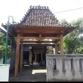 Joglo tumpangsari kayu jati soko 20cm