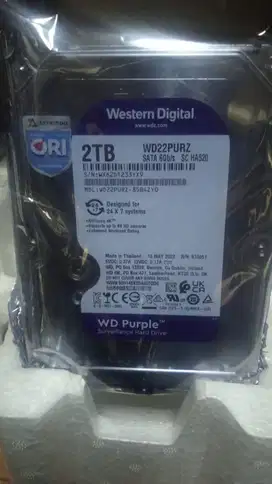 wd purple 2tb garansi original astrindo hdd cctv pc cpu komputer sata