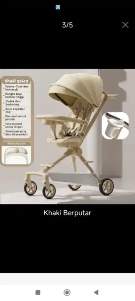 Stroller lipat traveling model terbaru