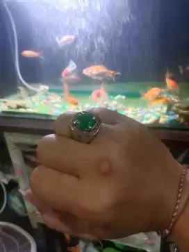 Cincin batu zamrud mantap