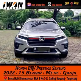2022 Honda BRV Prestige Sensing 1.5 Autometic