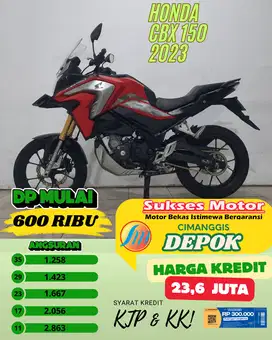 PROMO AWAL TAHUN DP MULAI DARI 600 RIBU HONDA CBX 150 TAHUN 2023