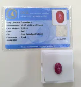 Batu Ruby Natural