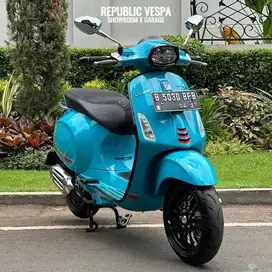 Vespa SPRINT S 150 IGET ABS LED FACELIFT TH 2022 WARNA BLUE AUDACE PE