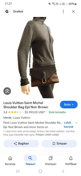 Tas louis vuitton monogram second bekas preloved