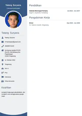 info lokernya bapak ibu buat driver pengalaman bawa truk 3 tahun