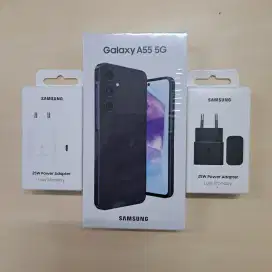 Samsung A55 5G ram 8/256gb Free Adapter 25watt Promo Garansi Resmi