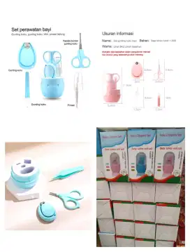 Gunting Kuku Bayi Set / Baby Nail Clipper Set 4in1