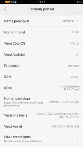 Jual Hp Oppo F1s