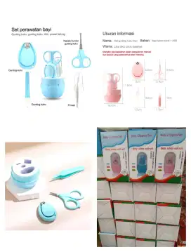 Gunting Kuku Set Bayi / Baby Nail Clipper Set 4in1