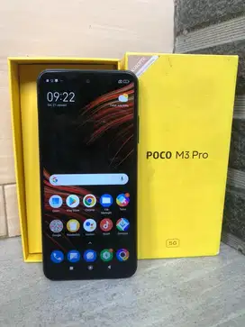 BU JUAL CEPAT POCO M3 PRO 4/64 5G FULLSET