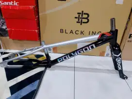 Frame BMX BALAP 20 RAZOR X ELITE BLACK-SILVER TERBARU 2025