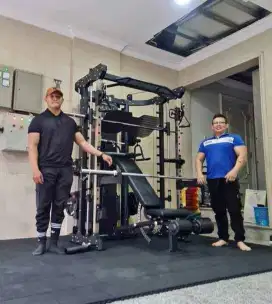 MULTI STATION GYM POWER RACK SMITH MACHINE TL 088 ALAT FITNESS LENGKAP