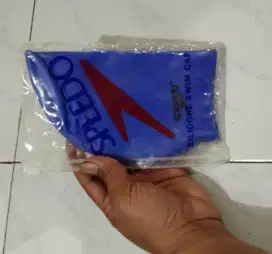 Topi renang, penutup kepala, silikon, karet