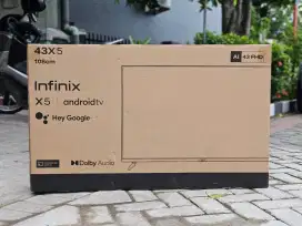 Android tv Infinix 43X5 Baru Garansi 2th