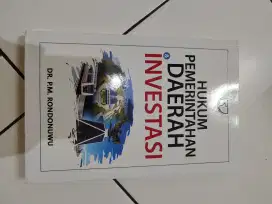 Buku Pemerintahan Daerah dan Investasi Dr. P.M Rondonuwu