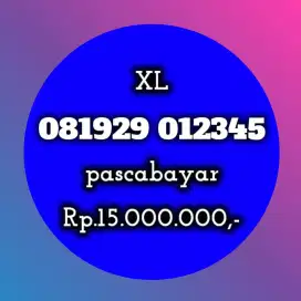 nomor cantik koleksi xl 012345