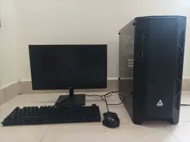 Fullset AMD RYZEN 5 5600 VGA RX 580 RAM 16GB + MONITOR 20 INCH HDMI