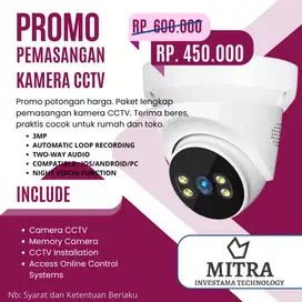 CCTV SPESIFIKASI FULL HD HARGA TERJANGKAU, SUDAH TERMASUK INSTALASI