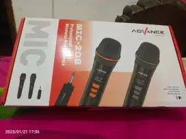 Mic wireless Advance 208 BARU