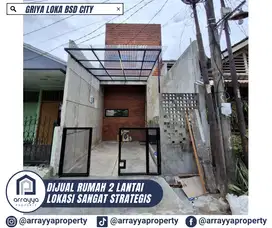 DIJUAL RUMAH MODERN INDUSTRIAL DI GRIYA LOKA BSD -GLB110.