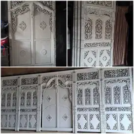 Dijual Gebyok Kayu Second harga nego