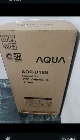 Jual kulkas aqua kondisi baru nego