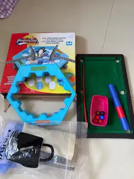 Mainan anak biliar dan pegiun