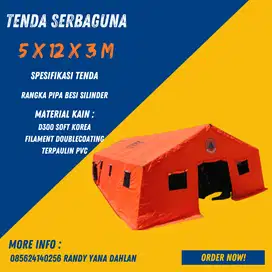 TENDA SERBAGUNA 5 X 12 X 3 METER